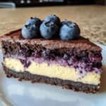 Blueberry Brownie Cheesecake