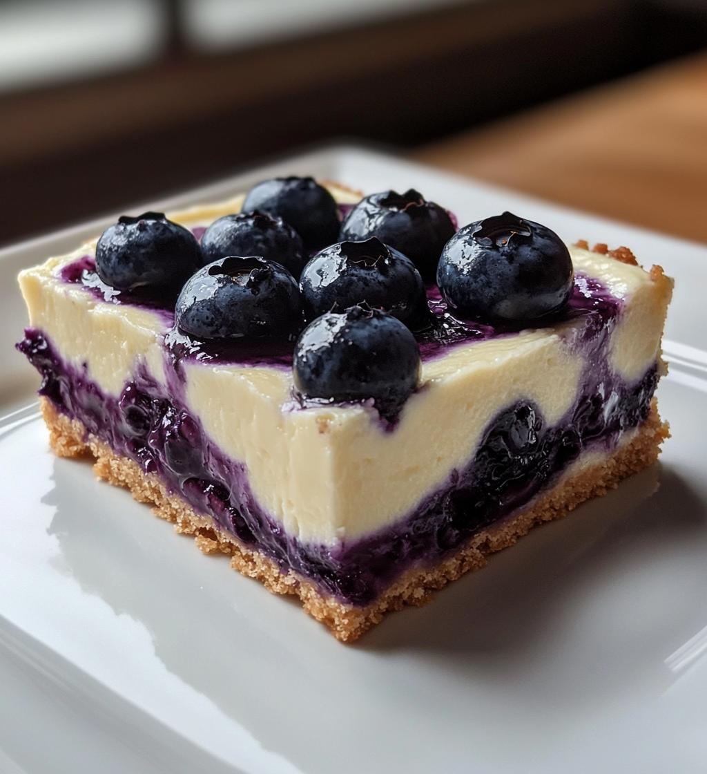 Blueberry Cream Cheese Bars - detail 1