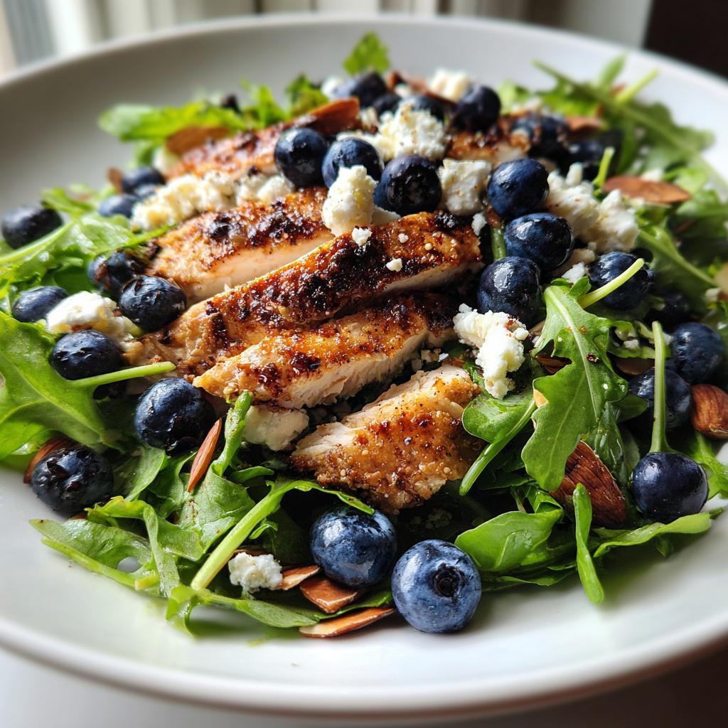 Blueberry and Arugula Chicken Salad - detail 1