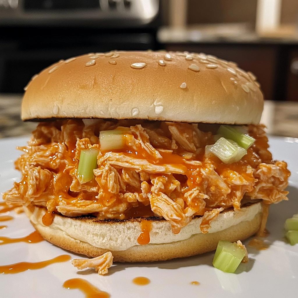 Buffalo Chicken Sloppy Joes