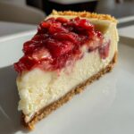 Cheesecake with Rhubarb and Vanilla