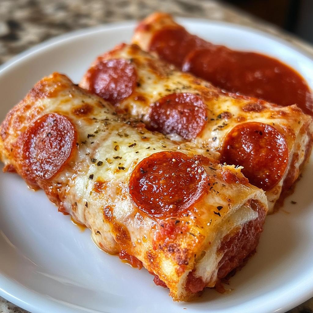 Cheesy Pepperoni Pizza Roll-Ups
