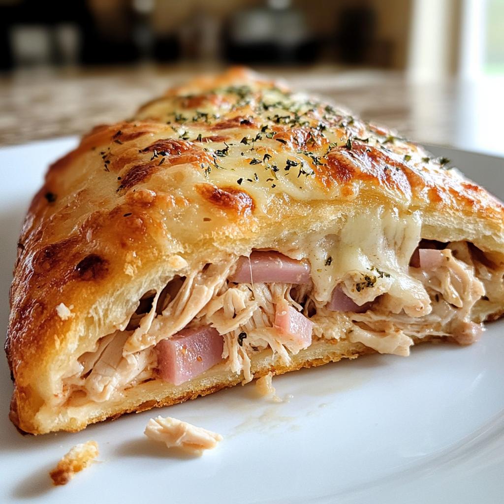 Chicken Cordon Bleu Stromboli Recipe