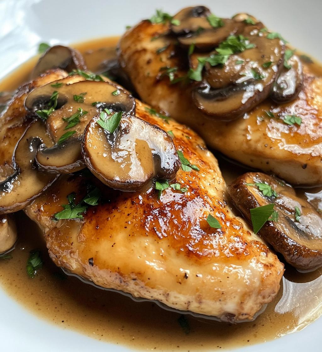 Chicken Marsala - detail 1