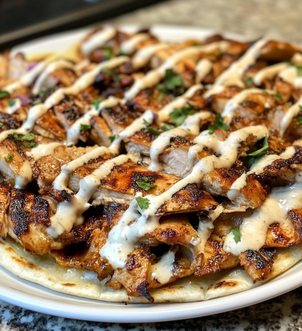 Chicken Shawarma with Creamy Garlic Sauce - detail 1