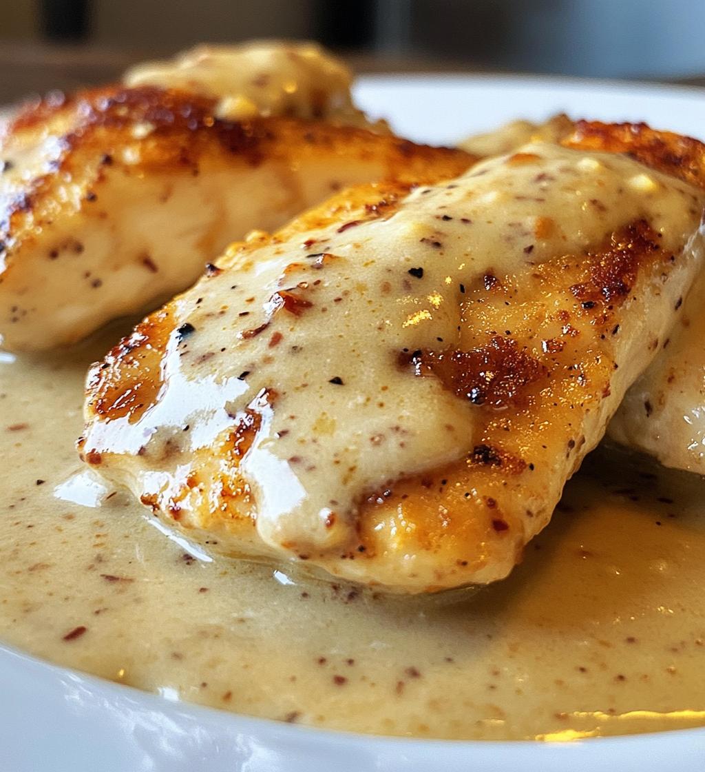 Chicken fillet in a spicy, creamy garlic parmesan sauce - detail 1