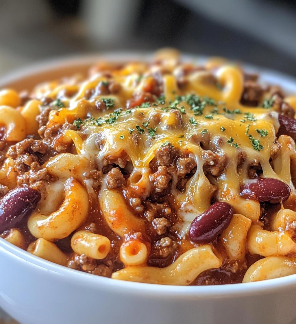 Chili Mac and Cheese - detail 1