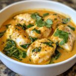 Coconut Fish Curry with Spinach