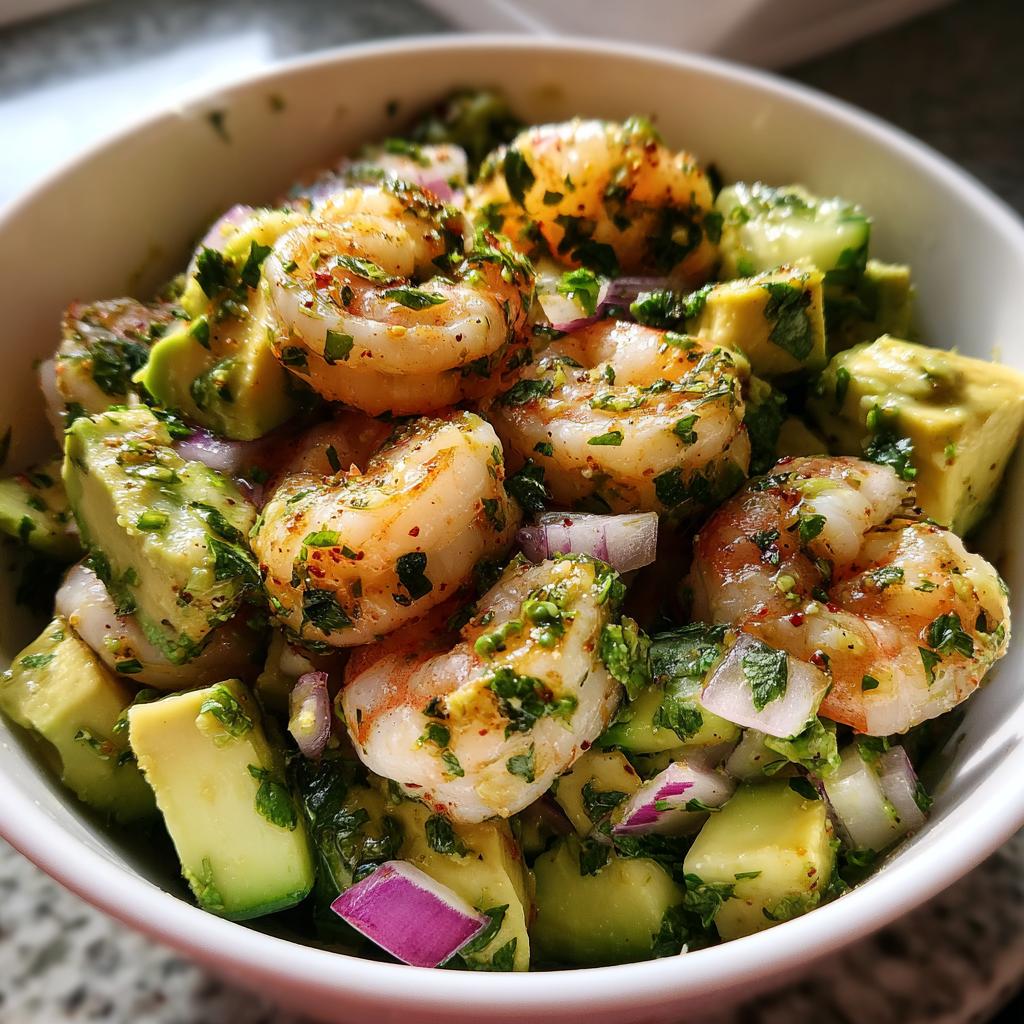 Cold Shrimp and Avocado Salad Recipe: Fresh & Easy Summer Dish - detail 1