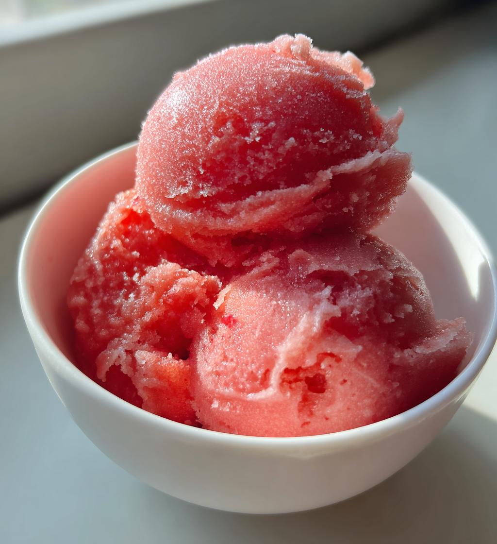 Cool Off with a Refreshing Watermelon Sorbet This Summer