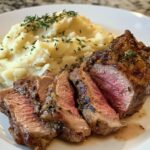 Country Lamb Legs with Mashed Potatoes