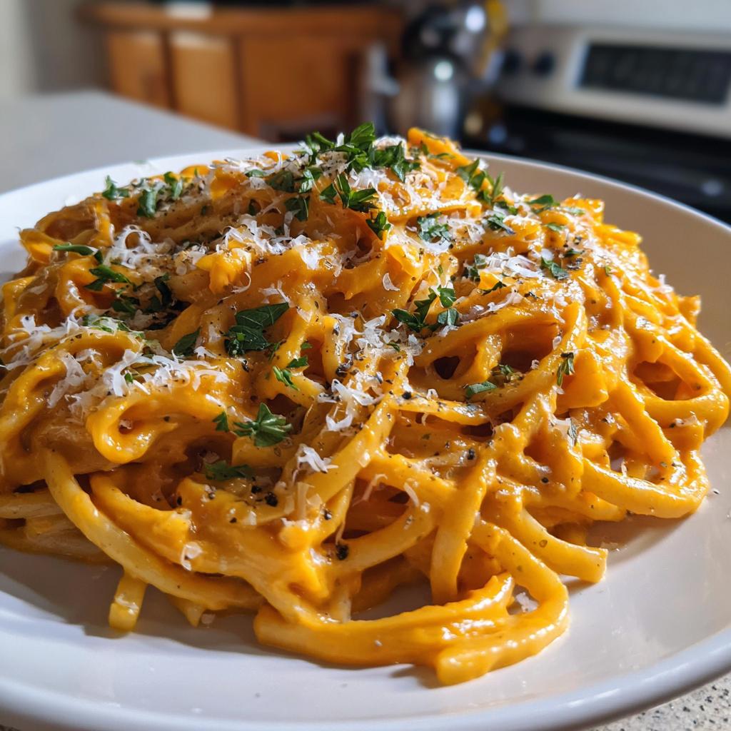 Creamy Butternut Squash Pasta - detail 1