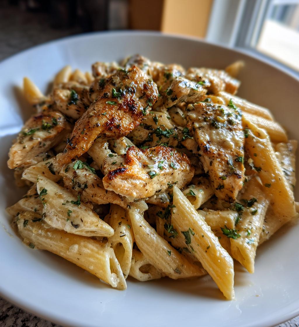 Creamy Garlic Parmesan Chicken Pasta (Easy 30-Minute Dinner!)