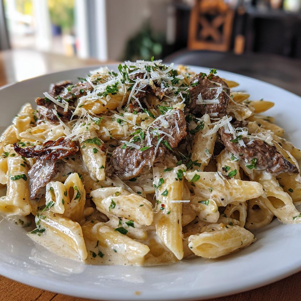 Creamy Italian Beef Pasta