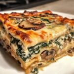 Creamy Spinach Mushroom Lasagna: A Comforting Delight!
