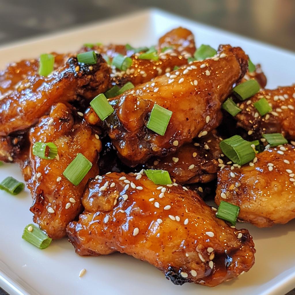Crispy Baked Asian Chicken Wings - detail 1