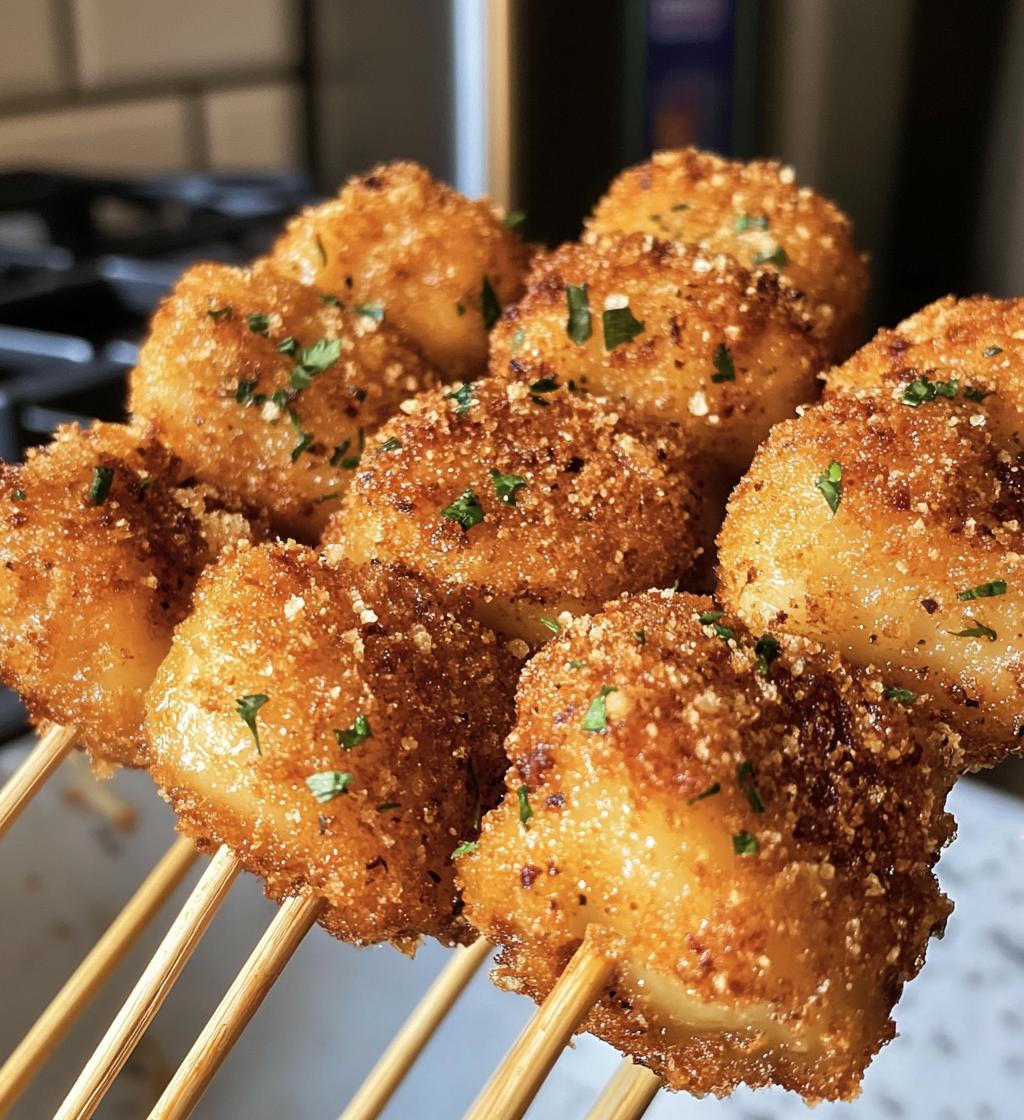 Deep-Fried Ravioli On a Stick - detail 1