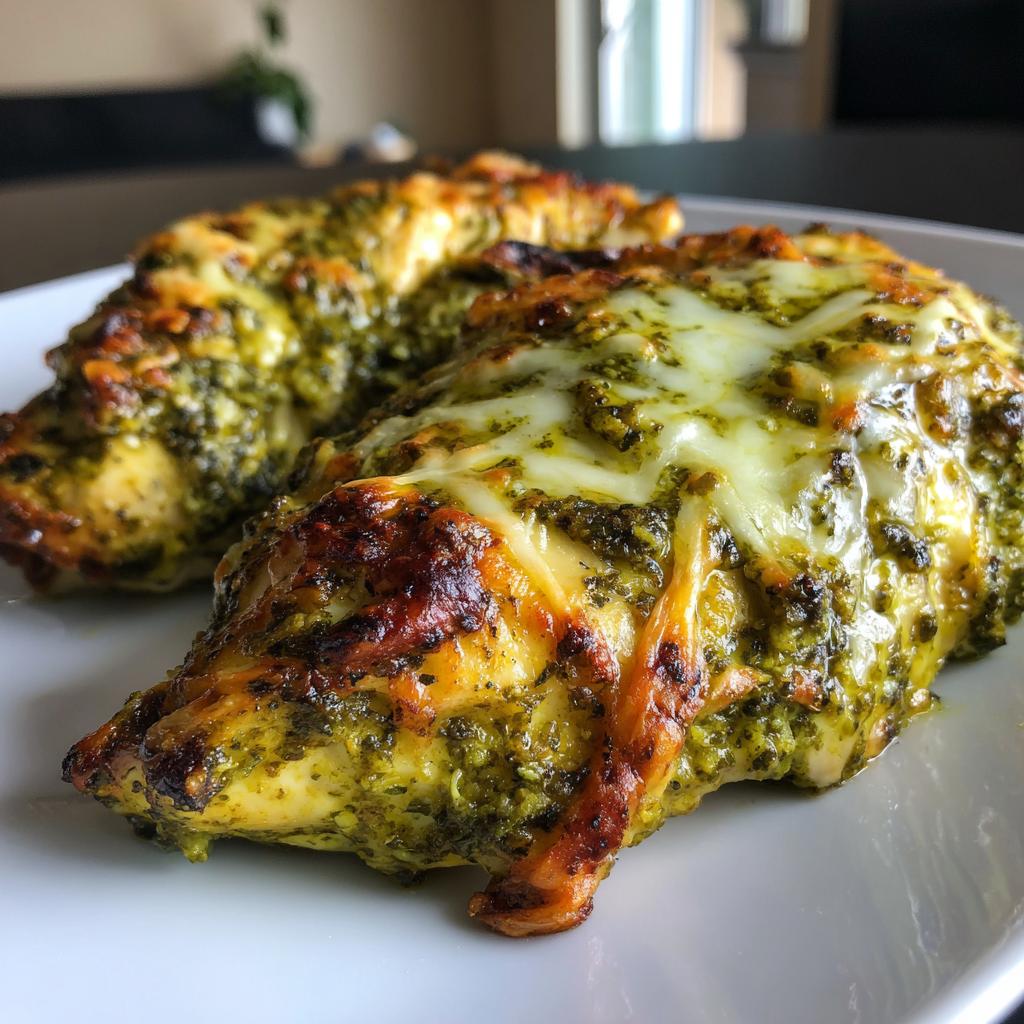 Easy Baked Pesto Chicken