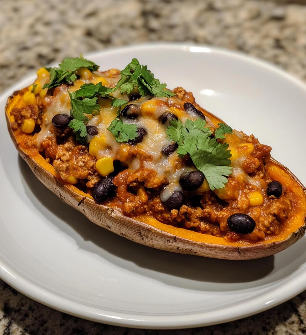 Enchilada Stuffed Sweet Potatoes - detail 1
