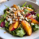 Fresh Peach Salad with Honey Vinaigrette: Perfect for Summer