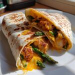 Garlic Cheesy Chicken Wraps Recipe: Quick & Delicious Meal IdeaGarlic Butter Chicken Bites with Asparagus Recipe