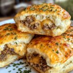 Garlic Parmesan Cheeseburger Bombs