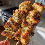Garlic Parmesan Chicken Skewers Recipe: Juicy, Easy & Delicious!