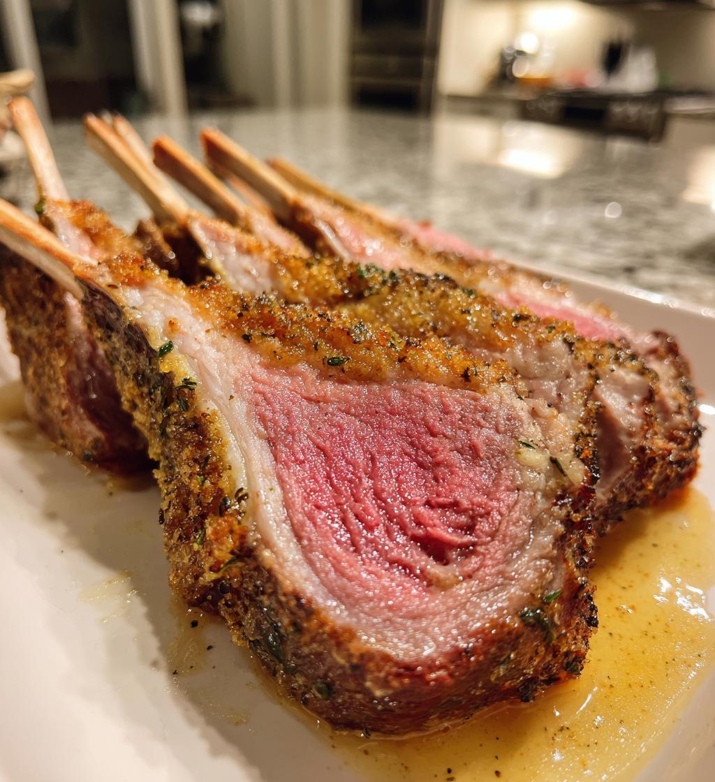 Garlic Roasted Rack of Lamb with Butter Sauce RecipeCreamy Chicken Breast in Spinach Parmesan Sauce Recipe