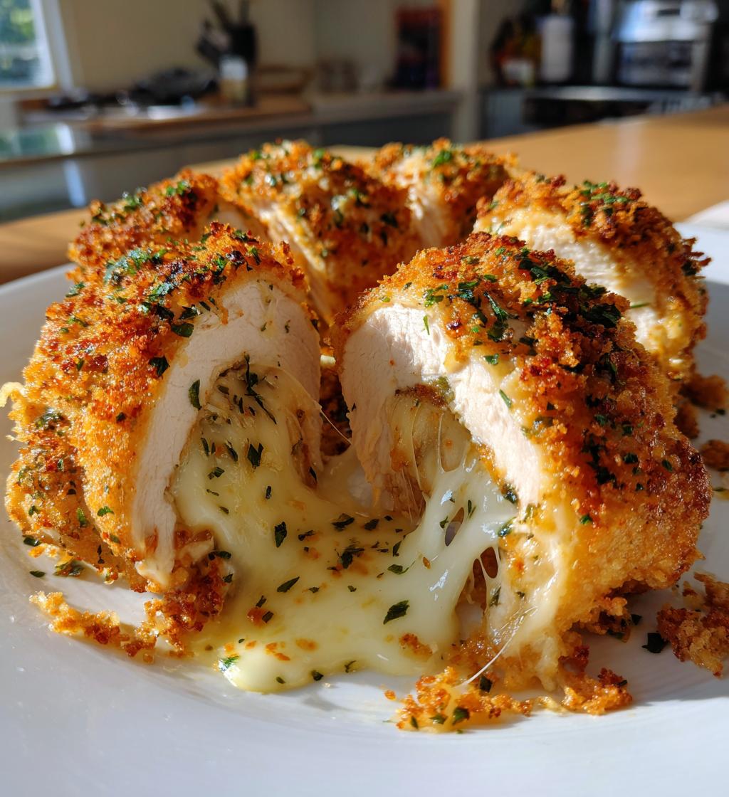 Garlic cheese chicken rolls