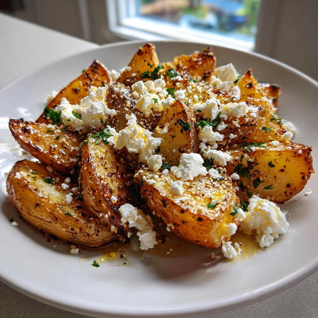 Greek Feta Roast Potatoes – The Perfect Side Dish