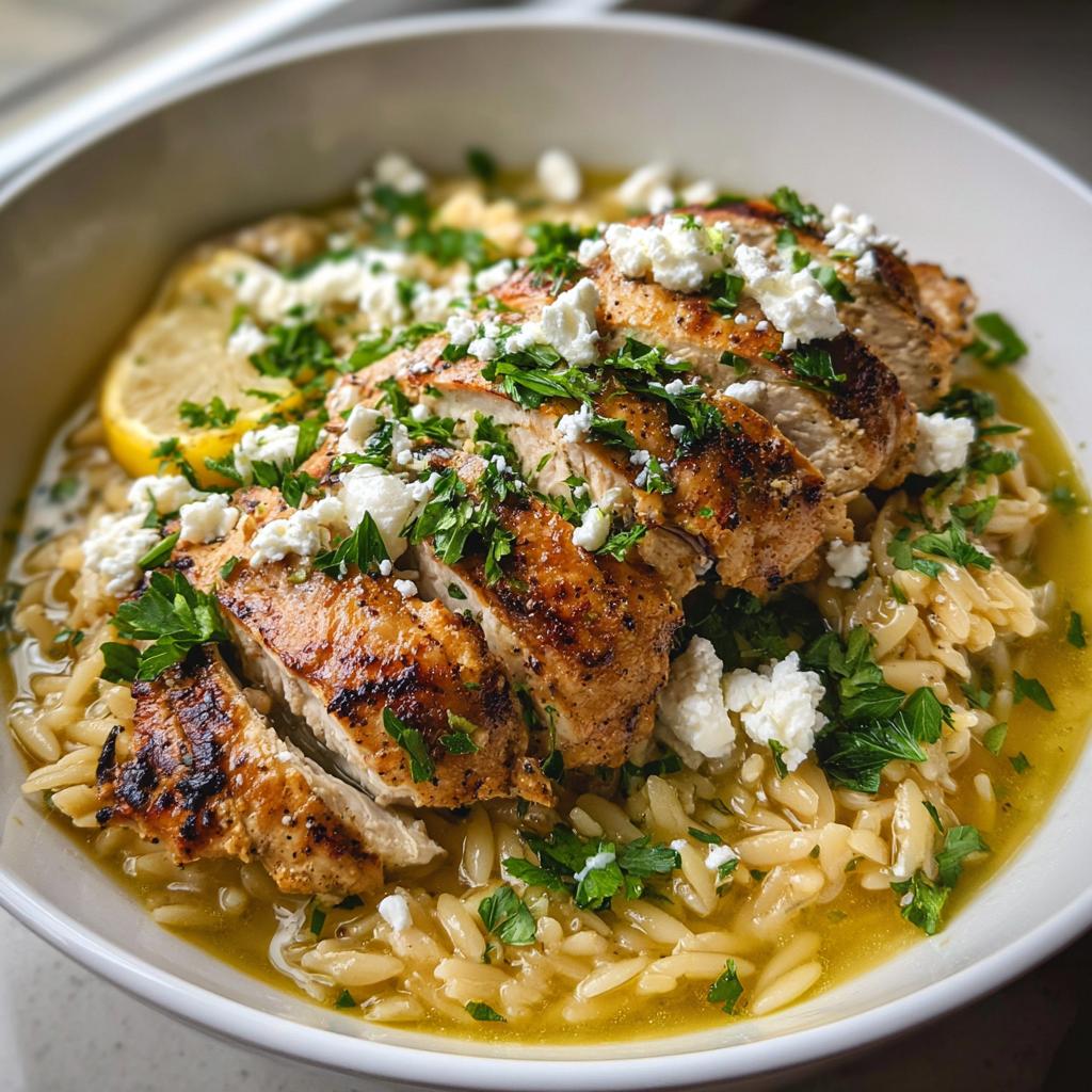 Greek Lemon Chicken and Orzo