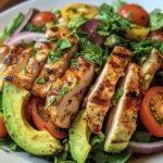 Grilled Chicken Avocado Salad