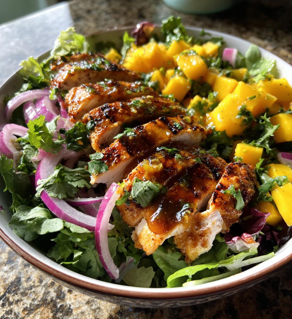 Grilled Chicken and Mango Salad