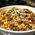 Ground Beef Orzo
