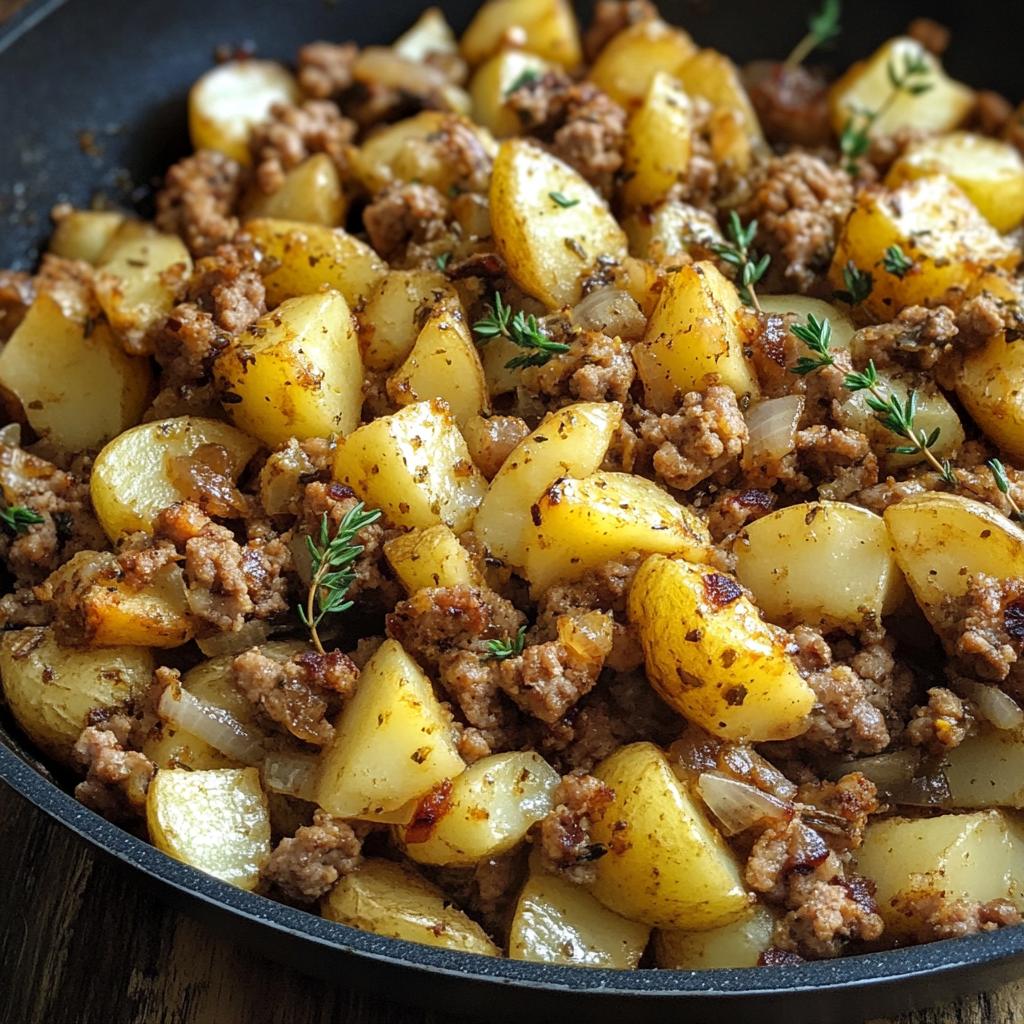 Ground Turkey with Potatoes: A Hearty Skillet Classic