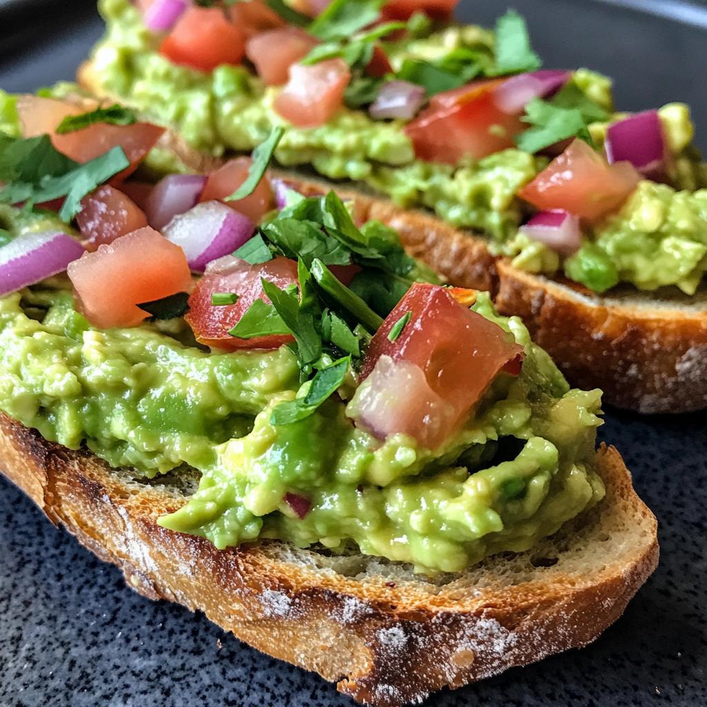 Guacamole Bruschetta - detail 1