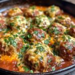 Hearty Hamburger Meatball Skillet