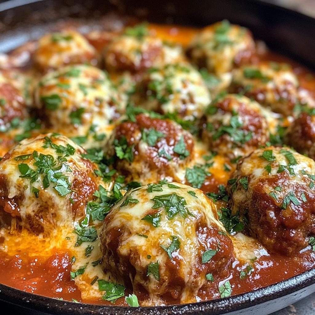 Hearty Hamburger Meatball Skillet