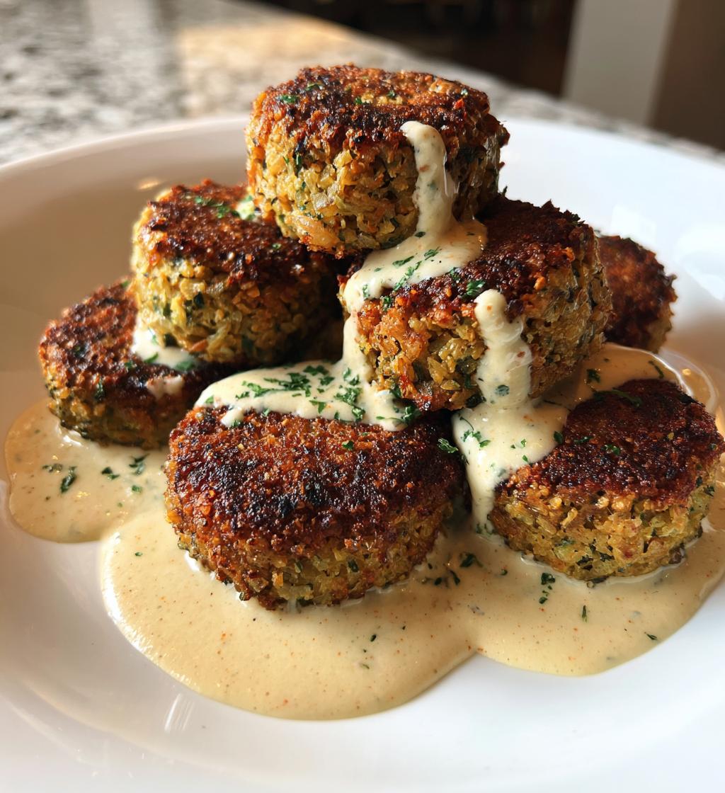 Homemade Falafel with Tahini Sauce