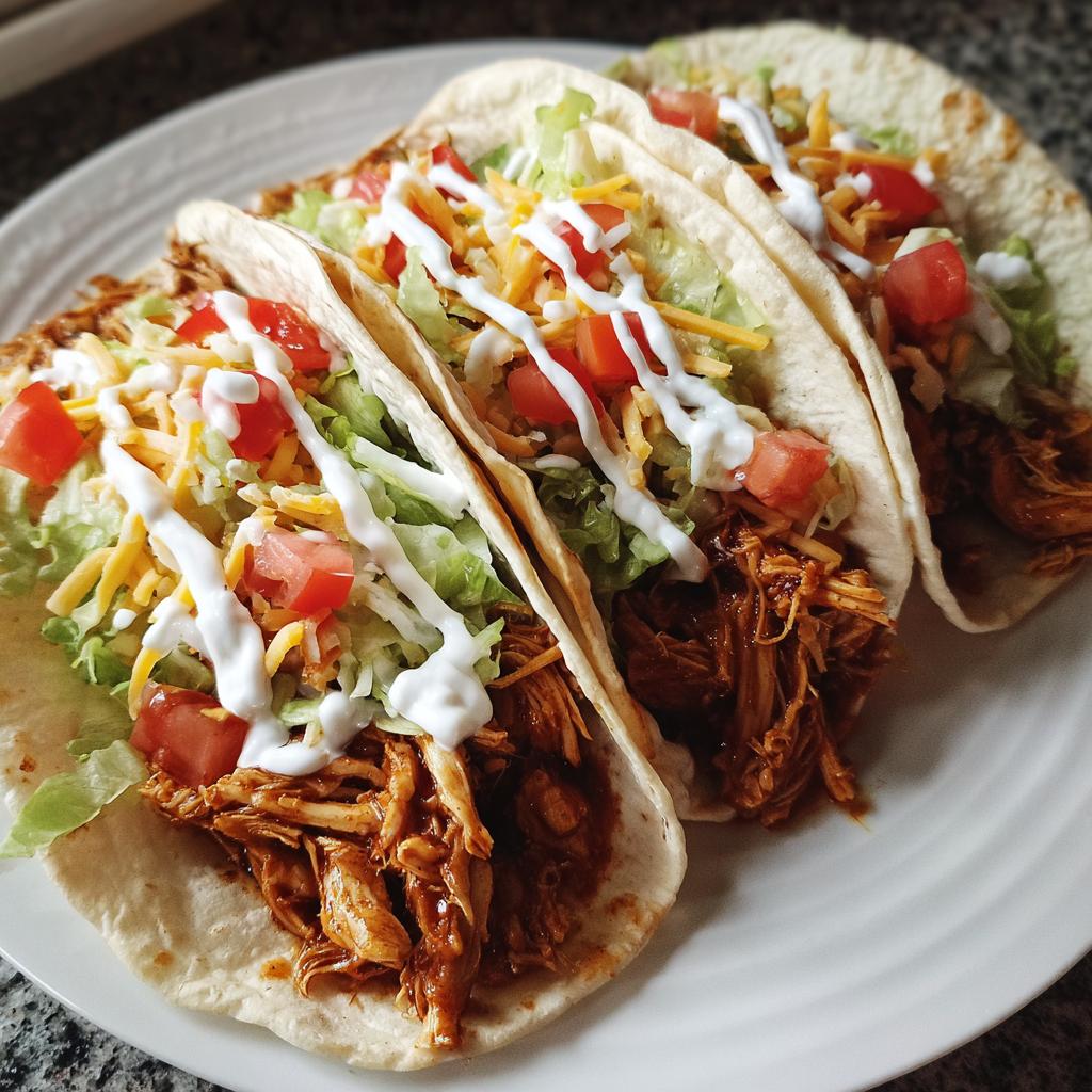 Instant Pot BBQ Chicken Tacos