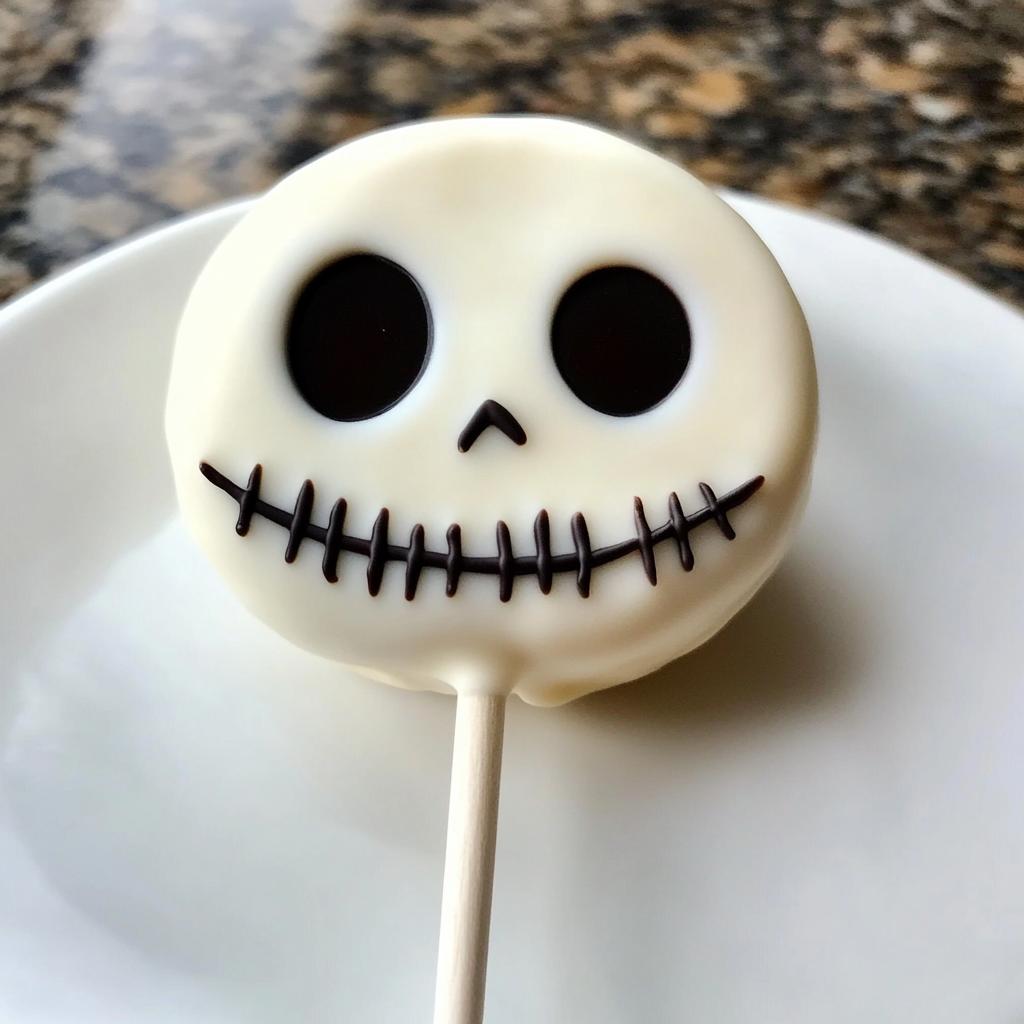 Jack Skellington Oreo Pops