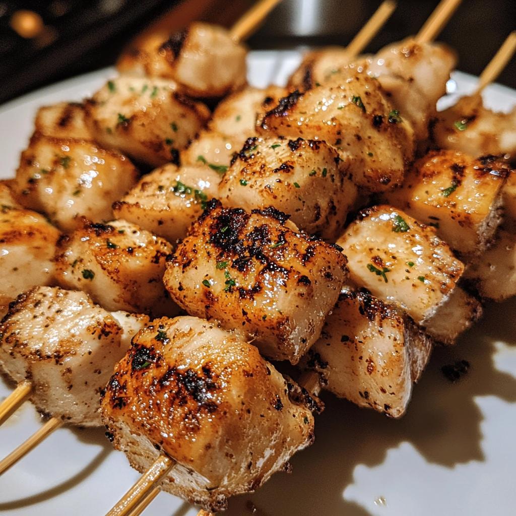 Juicy Garlic Parmesan Skewers - detail 1