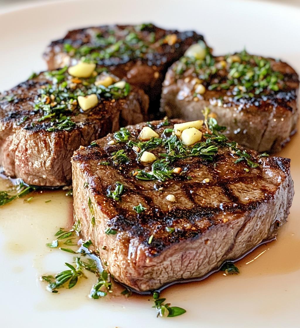 Juicy Grilled Garlic Herb Steak Recipe - detail 1