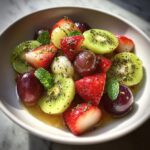 Kiwi, Strawberry & Grape Salad