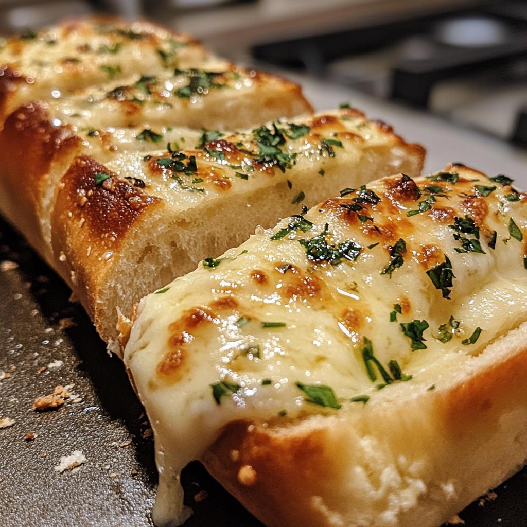 Korean Cream Cheese Garlic Bread