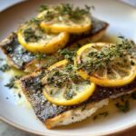 Lemon and Thyme Roasted Sea Bass