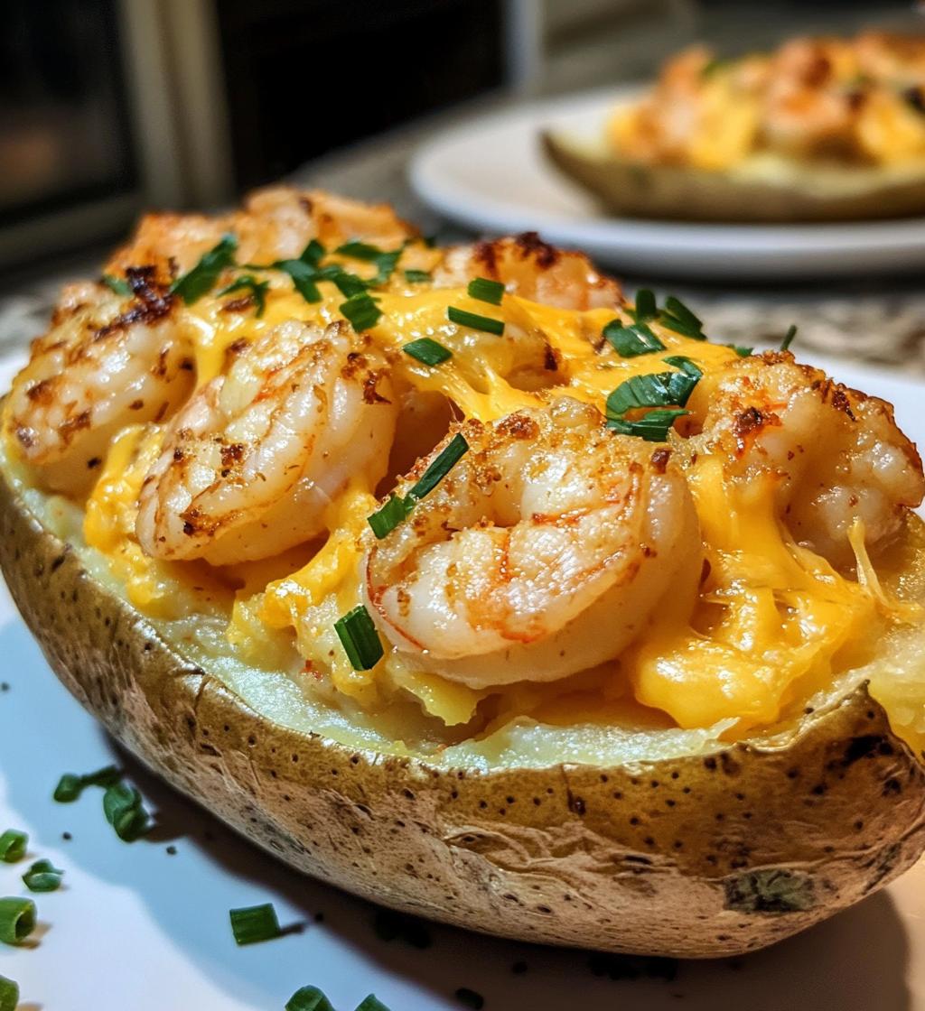 Loaded Seafood Baked Potato