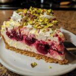 Luscious Lemon-Lime Cherry Pistachio Cheesecake