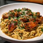 Marsala Chicken Orzo - CookTune