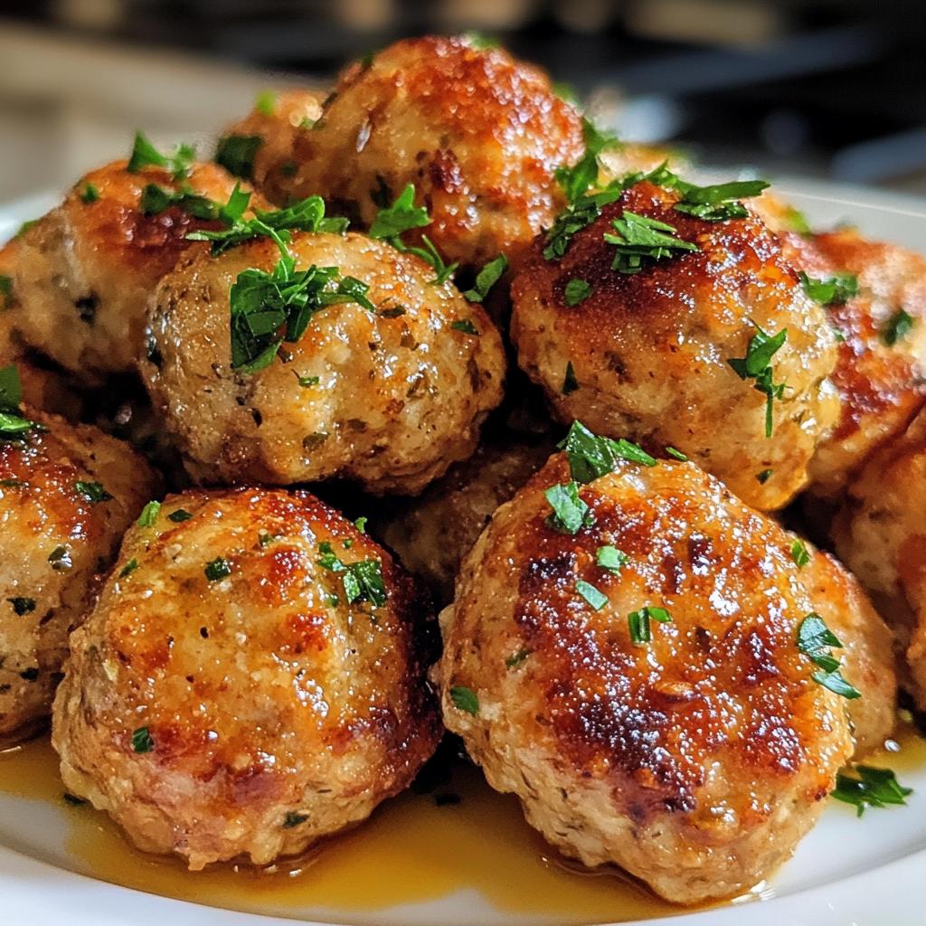 Mediterranean Chicken Meatballs - detail 1